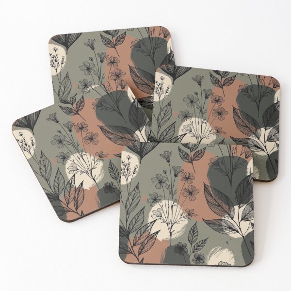 Item preview, Dark Boho Wildflower Pattern | Moody Botanical Surface Design designed and sold by GalleryPeak.