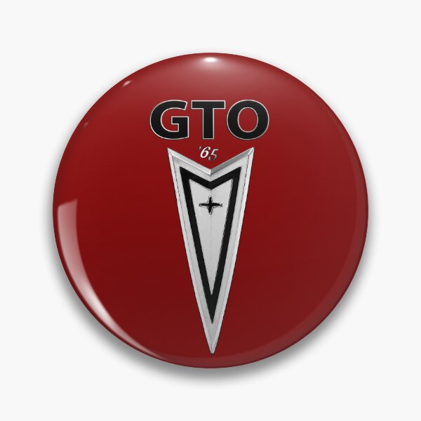 Item preview, VINTAGE CAR EMBLEM, 1965 GTO MUSCLE CAR TRIANGLE BADGE, OLD CAR GUY designed and sold by classic car craze.