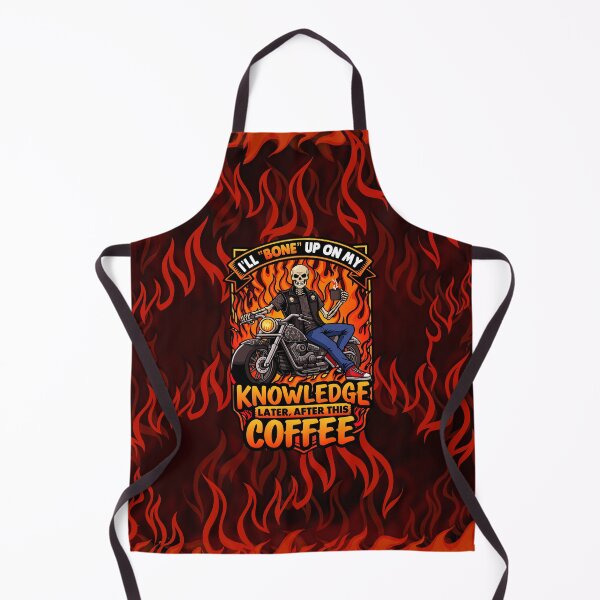 Item preview, Skeleton Biker - I'll bone up on my knowledge later, after this coffee designed and sold by Juka-Arts-CC.