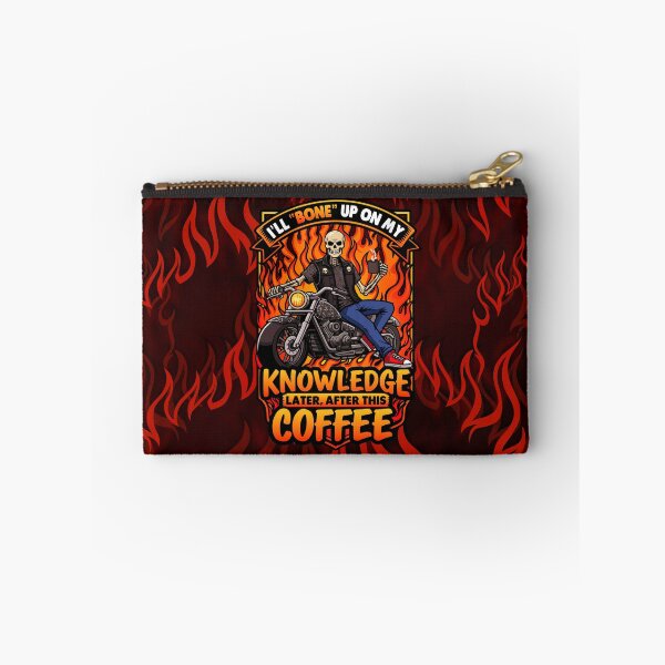 Item preview, Skeleton Biker - I'll bone up on my knowledge later, after this coffee designed and sold by Juka-Arts-CC.