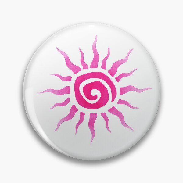 Item preview, pink spiral sun designed and sold by Lizardtap.