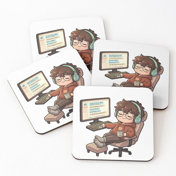 Item preview, Chill & Code – AI Does the Work designed and sold by mancikart.