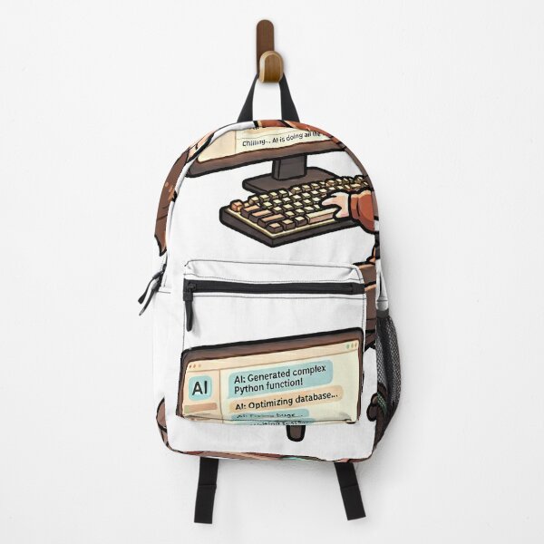 Item preview, Chill & Code – AI Does the Work designed and sold by mancikart.