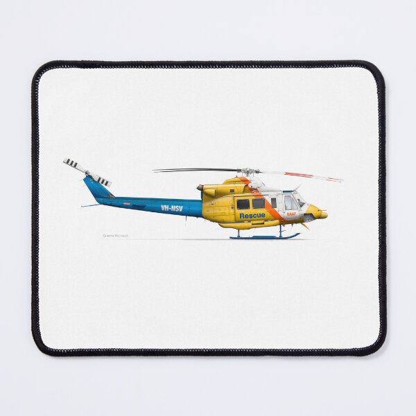 Item preview, BELL 412 VH-NSV CHC MOORABBIN 2013 designed and sold by Grubby Fingers Aircraft Illustration.