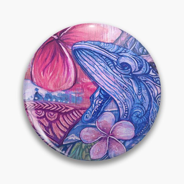 Item preview, Breaching Humpback Whale Abstract - Digital Watercolor Painting designed and sold by sunnthreads.