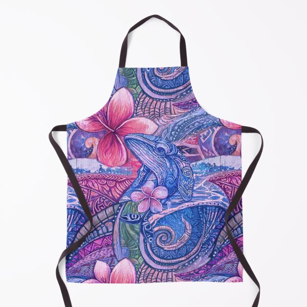 Item preview, Breaching Humpback Whale Abstract - Digital Watercolor Painting designed and sold by sunnthreads.