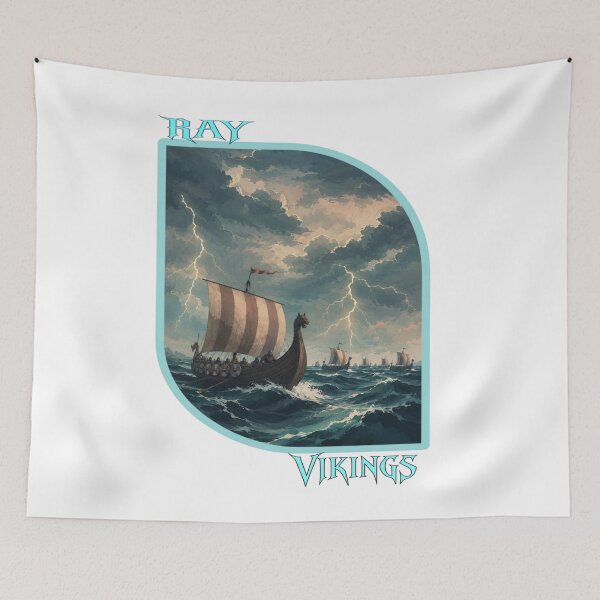 Item preview, Viking Storm Ships Digital Art | Ray Vikings designed and sold by RAYapparel.