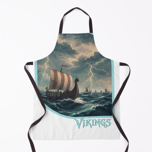 Item preview, Viking Storm Ships Digital Art | Ray Vikings designed and sold by RAYapparel.