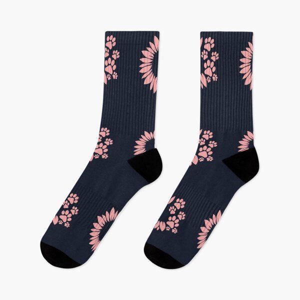 Item preview, Pink Sunflower Paw Print designed and sold by Corvoria.