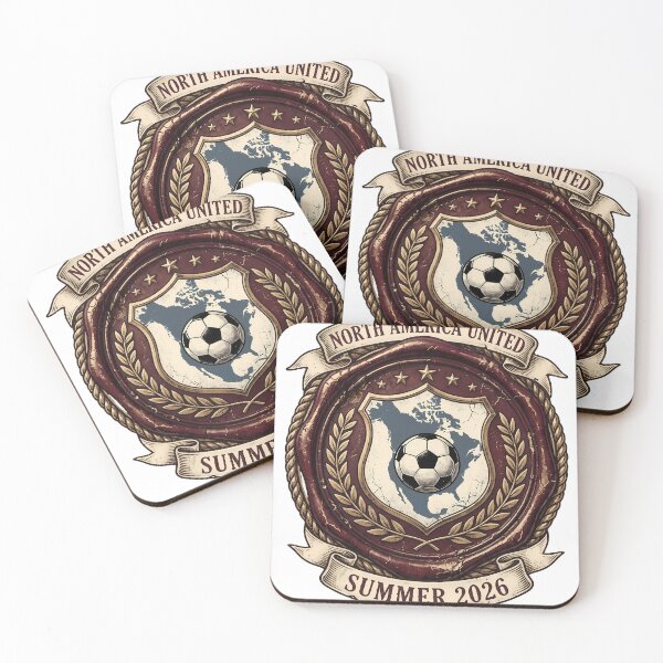 Item preview, North America United Soccer Emblem designed and sold by laughingshirts.