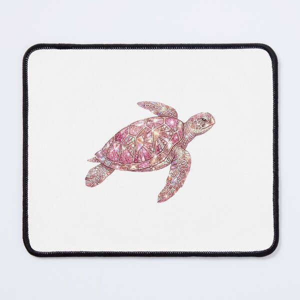 Item preview,  Glitter Pink Sea Turtle Stained Glass designed and sold by SOUFIANE1991.