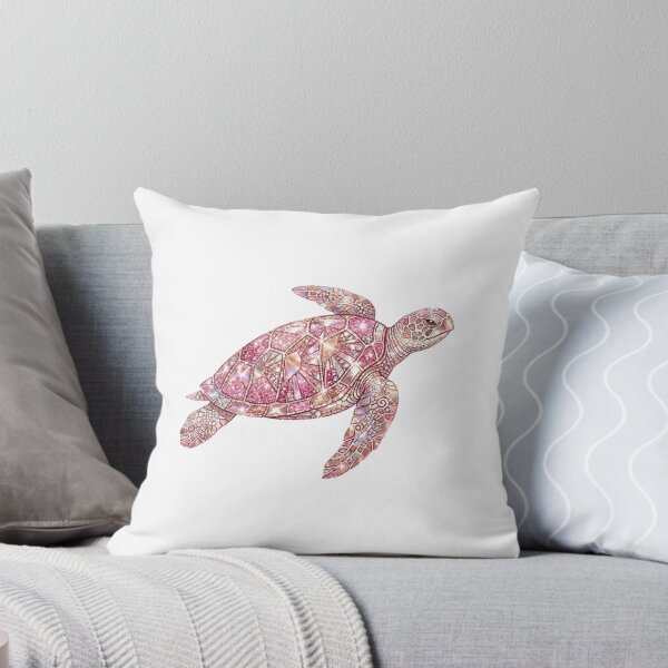 Item preview,  Glitter Pink Sea Turtle Stained Glass designed and sold by SOUFIANE1991.