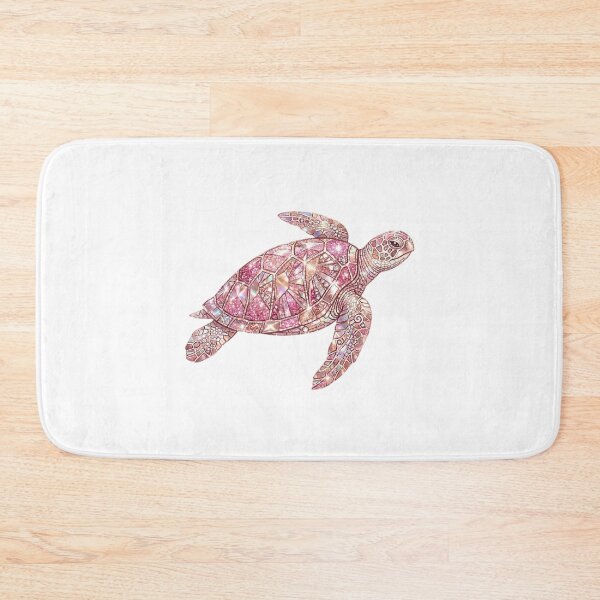 Item preview,  Glitter Pink Sea Turtle Stained Glass designed and sold by SOUFIANE1991.