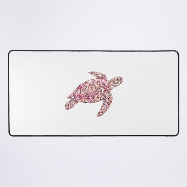 Item preview, Glitter Pink Sea Turtle Stained Glass designed and sold by SOUFIANE1991.