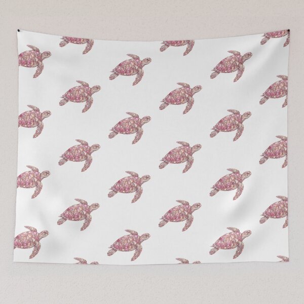 Item preview,  Glitter Pink Sea Turtle Stained Glass designed and sold by SOUFIANE1991.