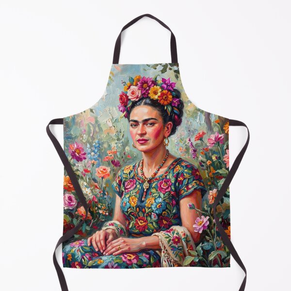 Item preview, Frida Kahlo Amidst Blossoms designed and sold by FlowerSeller1.