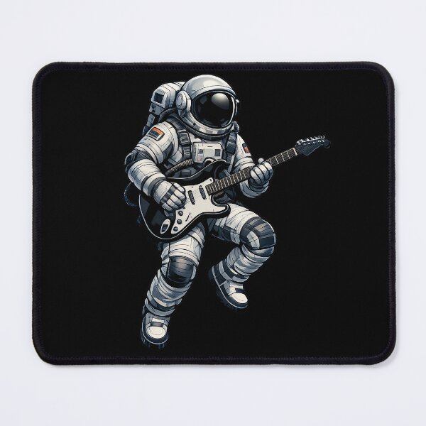 Item preview, Cosmic Guitar Astronaut Premium Space Illustration designed and sold by builtforyou.