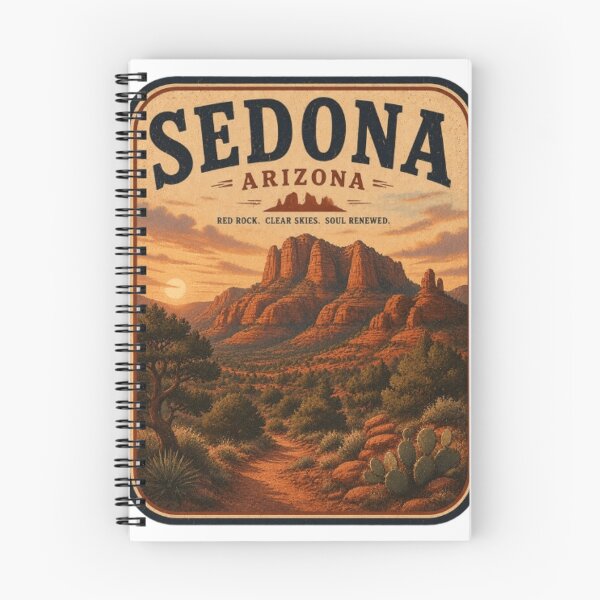 Artikelvorschau, Vintage Sedona Arizona Shirt/Sweatshirt/Langarmshirt/Aufkleber entworfen und verkauft von projectbadass.