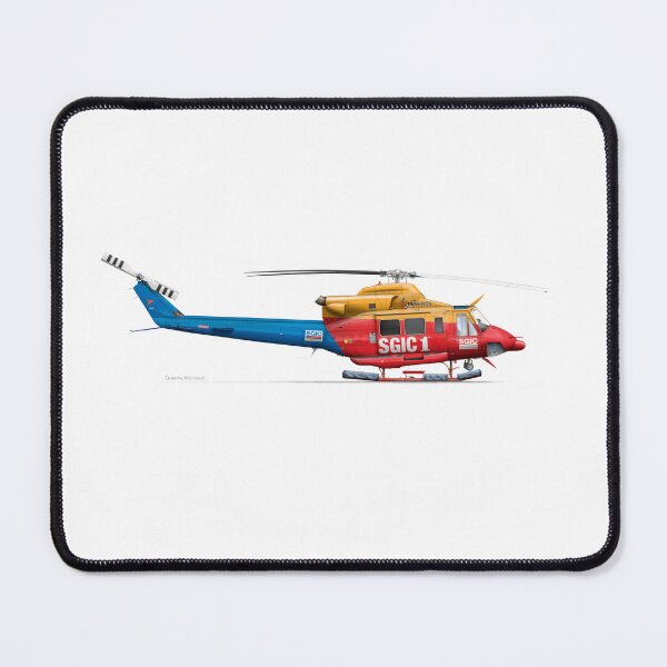 Item preview, BELL 412 VH-NSV CHC SGIC 2001 designed and sold by Grubby Fingers Aircraft Illustration.