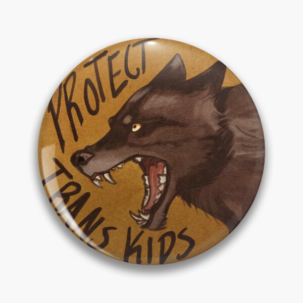 Item preview, Protect Trans Kids Wolf designed and sold by Larkspur_Arts.