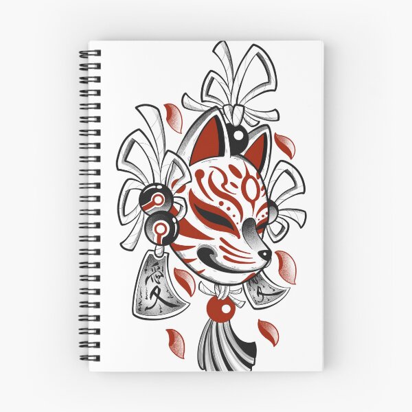 Item preview, Máscara kitsune japonesa designed and sold by 7Delamancha.