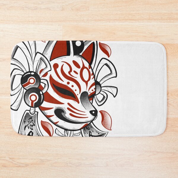Item preview, Japanese kitsune mask designed and sold by 7Delamancha.