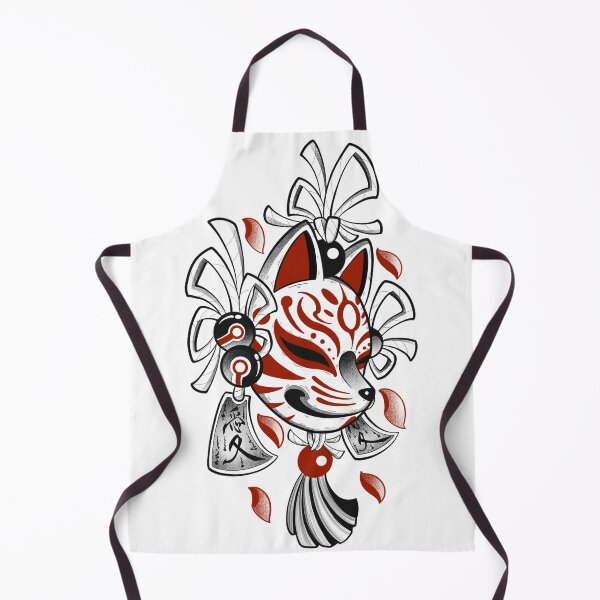 Item preview, Japanese kitsune mask designed and sold by 7Delamancha.