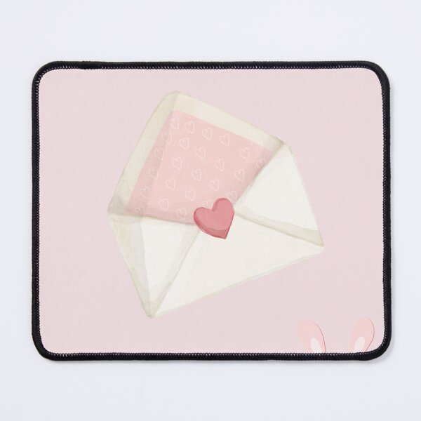 Item preview, Aesthetic Watercolor Coquette Love Letter and Cute Bunny designed and sold by NinaVibeStudio.