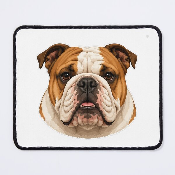 Item preview, Cute Bulldog Face Realistic Dog Portrait designed and sold by Anjonn Vibes Designs.