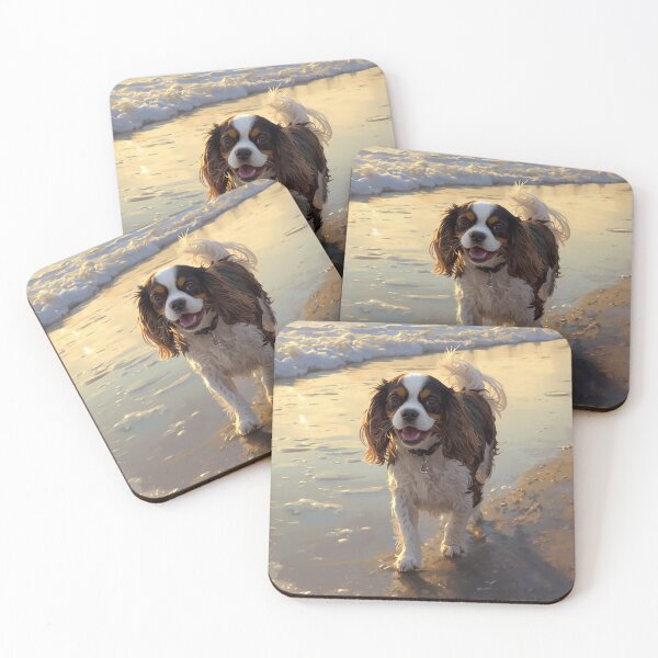 Item preview, Copy of Cavalier King Charles on a walk. designed and sold by VéVé's Place.