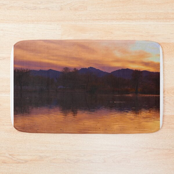Item preview, Serene Mountain Sunset Reflection designed and sold by Phakade's Photos.