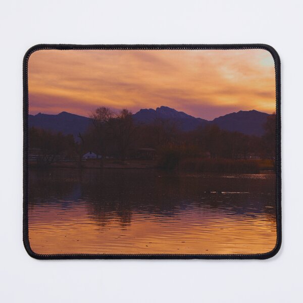 Item preview, Serene Mountain Sunset Reflection designed and sold by Phakade's Photos.