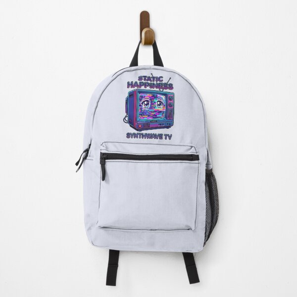 Item preview, Cute Retro CRT TV Smiling Static Glitch Pop Art Anime Eyes designed and sold by RetroRewind Studio.