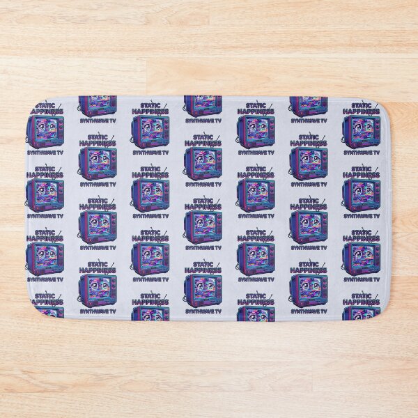 Item preview, Cute Retro CRT TV Smiling Static Glitch Pop Art Anime Eyes designed and sold by RetroRewind Studio.