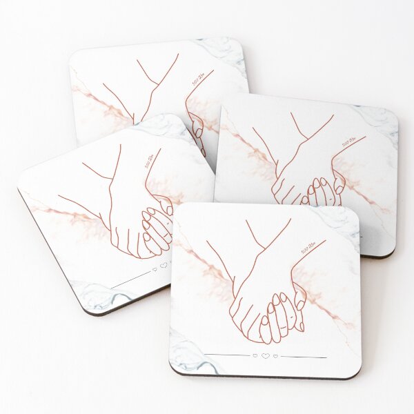 Item preview, Long Distance Relationship Gift for Couples | Holding Hands Drawing | LDR Love designed and sold by BEAUTY EAST.