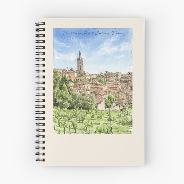 Item preview, Saint-Émilion Watercolor designed and sold by travelwitheric.