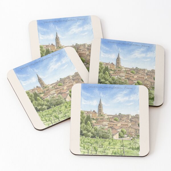 Item preview, Saint-Émilion Watercolor designed and sold by travelwitheric.