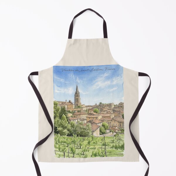 Item preview, Saint-Émilion Watercolor designed and sold by travelwitheric.