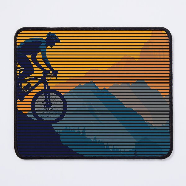 Item preview, MOUNTAIN BIKING SUNSET designed and sold by Wander X Design.