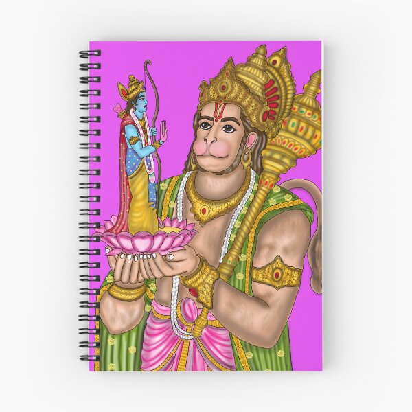 Item preview, Lord Rama and Hanuman Artwork | Sacred Hindu Devotional Digital Art designed and sold by Harshit_Digital_Arts.