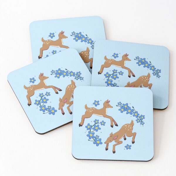 Item preview, Fawns with Forget Me Nots designed and sold by 1-rubberducky24.