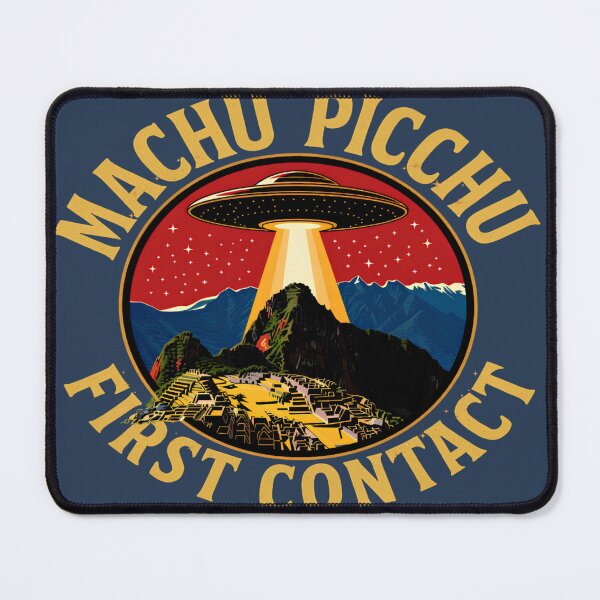Item preview, Machu Picchu First Contact UFO Encounter designed and sold by DigiArt8Design.