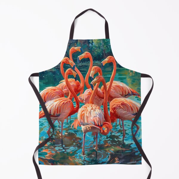 Item preview, Flamingos Dance in Water designed and sold by FlowerSeller1.