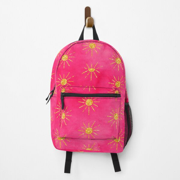 Item preview, Golden Sun Pattern On Summer Hot Pink Ombre designed and sold by DEC02.