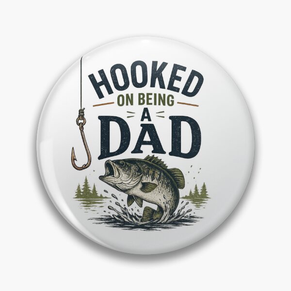 Item preview, Hooked on being a dad designed and sold by LuloCreative.