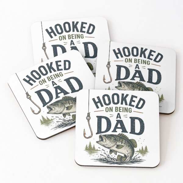 Item preview, Hooked on being a dad designed and sold by LuloCreative.
