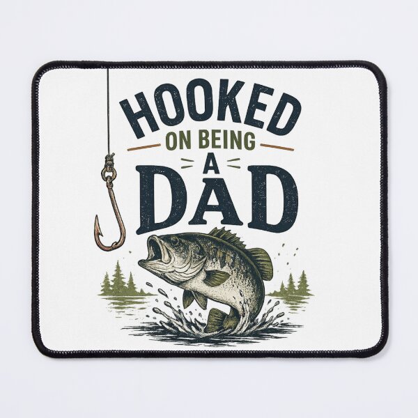 Item preview, Hooked on being a dad designed and sold by LuloCreative.