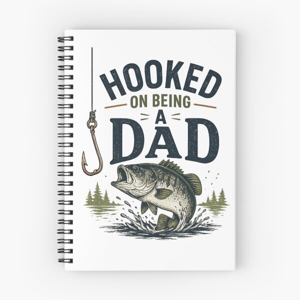 Item preview, Hooked on being a dad designed and sold by LuloCreative.