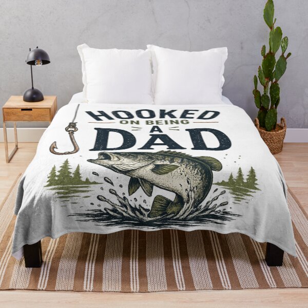 Item preview, Hooked on being a dad designed and sold by LuloCreative.