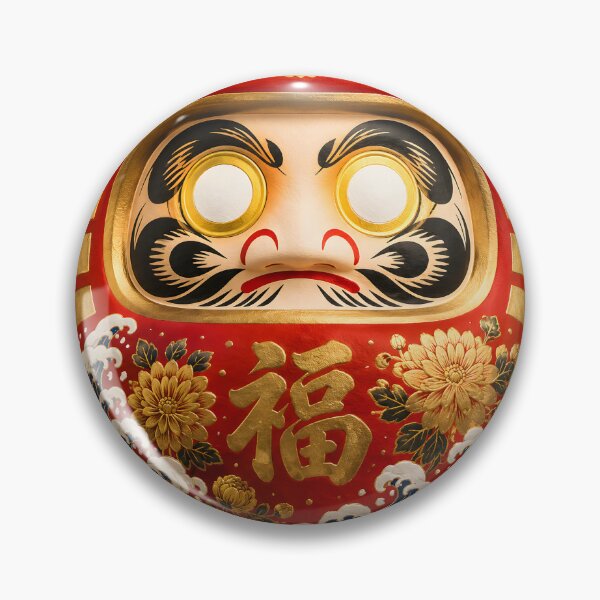 Item preview, Traditional Japanese Daruma Doll – Symbol of Luck and Perseverance designed and sold by LainCellJapan.